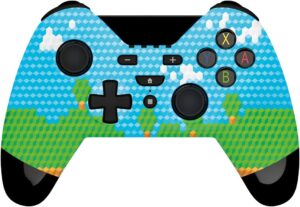 Manette Bluetooth sans fil Gioteck Minecraft Cube Ciel pour Switch