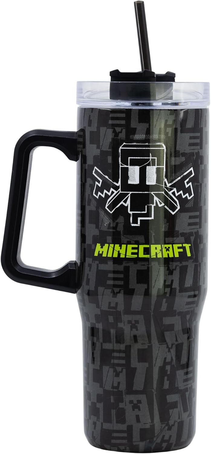 Mug isotherme XL Minecraft 940 ml en acier inoxydable – Image 2