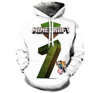 Sweat à capuche Minecraft Logo 7