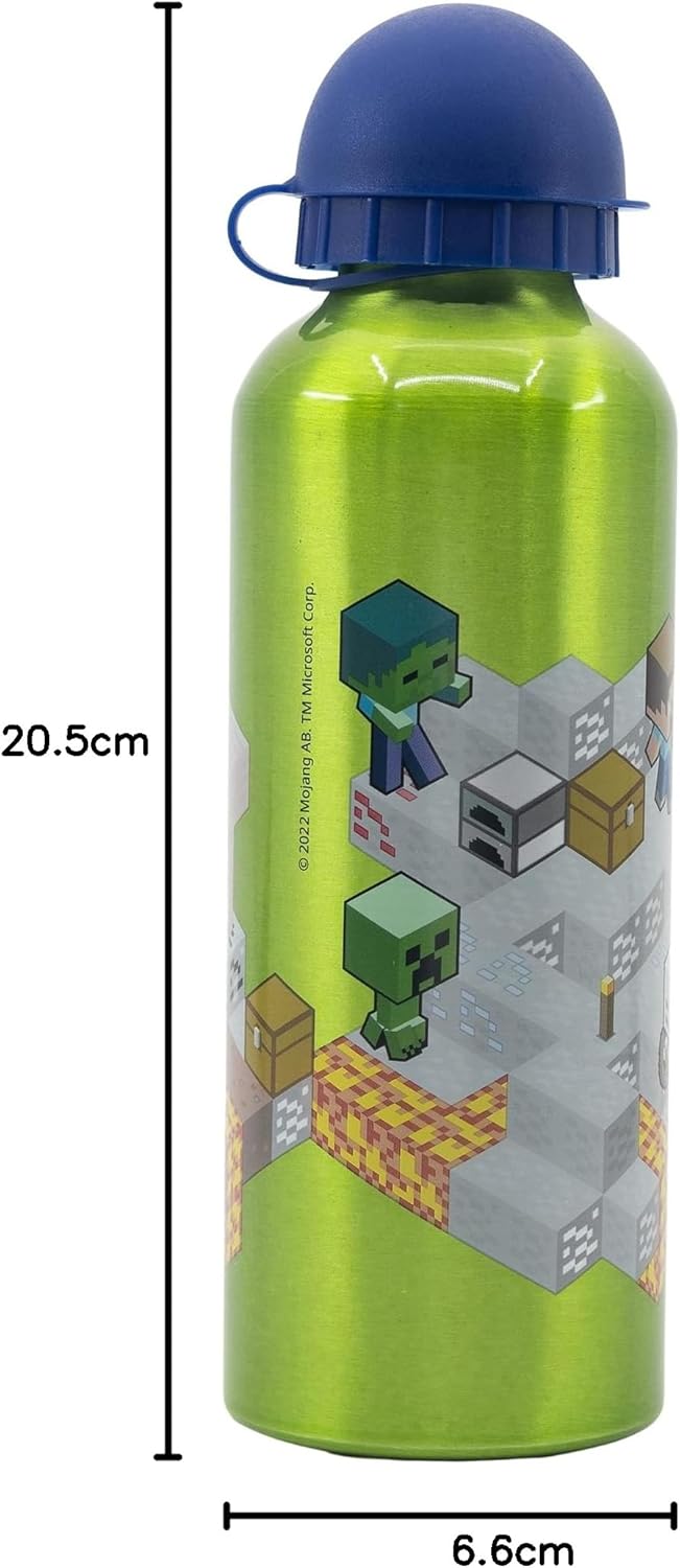 Bouteille enfant Minecraft Isometric en aluminium 530 ml – Image 4