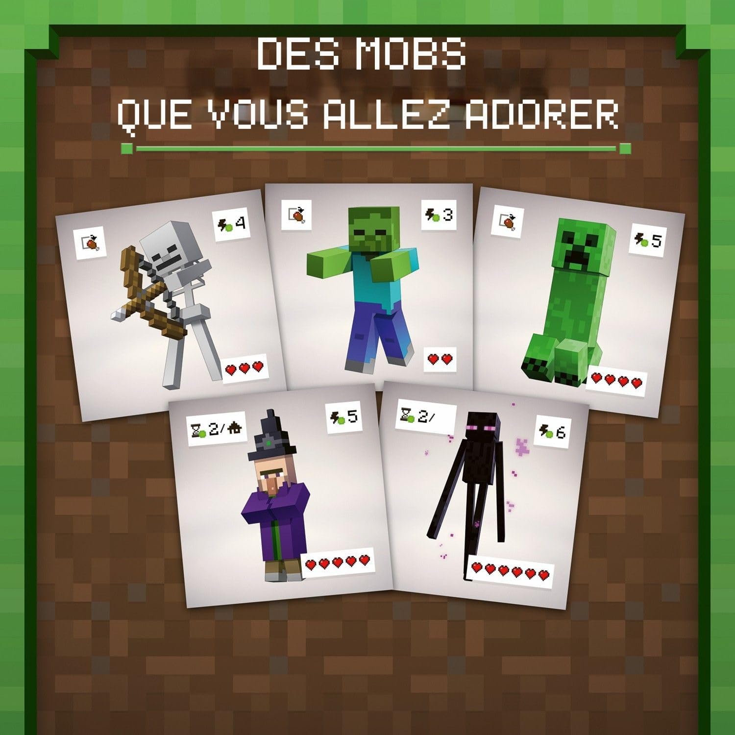Jeu de société Minecraft Builders & Biomes Ravensburger, stratégie 2 à 4 joueurs dès 10 ans – Image 7