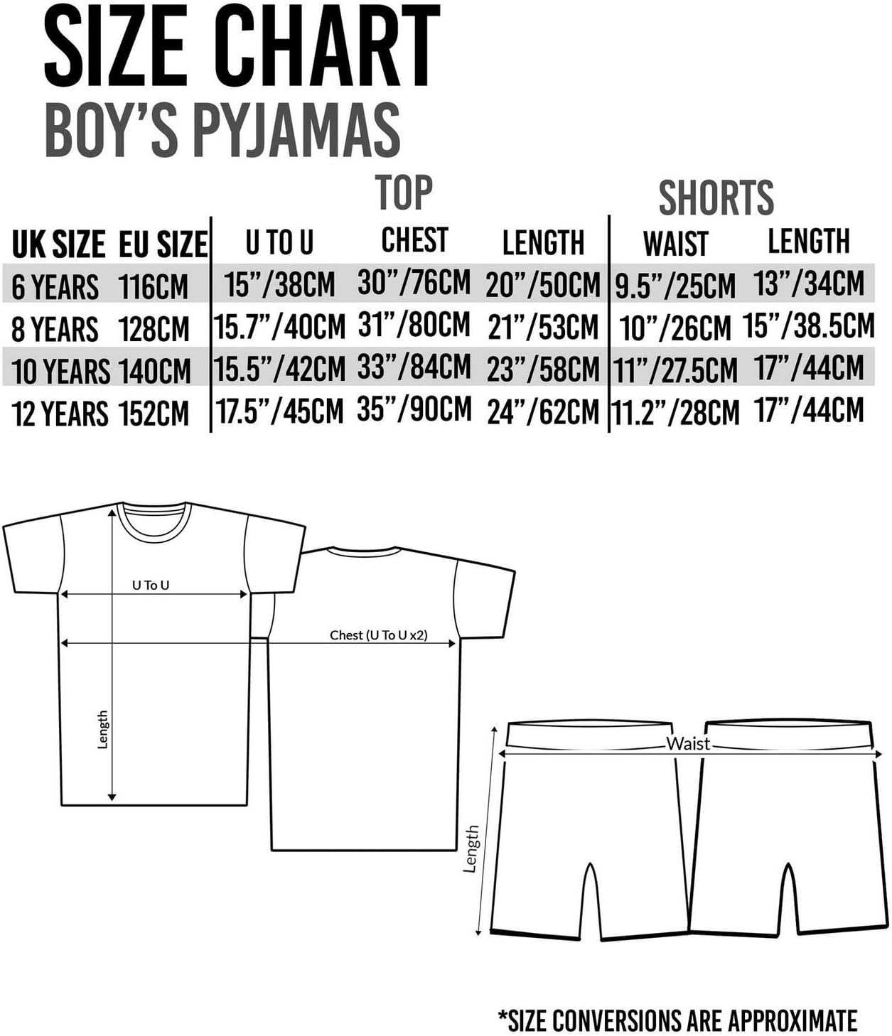 Ensemble pyjama court Minecraft Undead bleu enfant 8 ans – Image 7