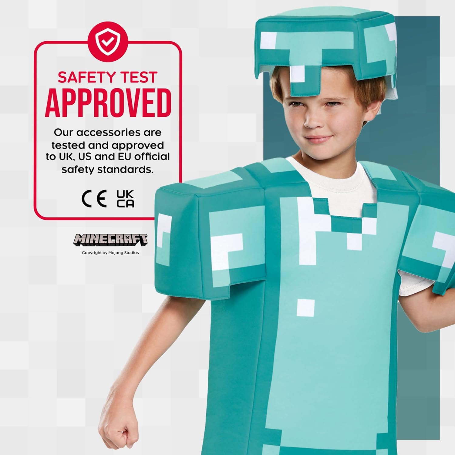 Déguisement enfant Minecraft Deluxe Armure de Diamant – Image 5
