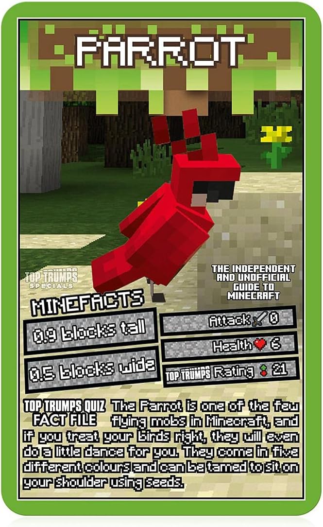 Minecraft Top Trumps Specials, guide de cartes avec Shulkers et Slimes – Image 4
