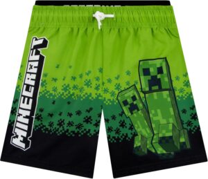 Short de bain Minecraft Creeper pour garçon