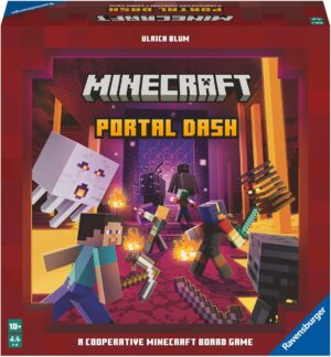 Minecraft Portal Dash Ravensburger, jeu de société moderne