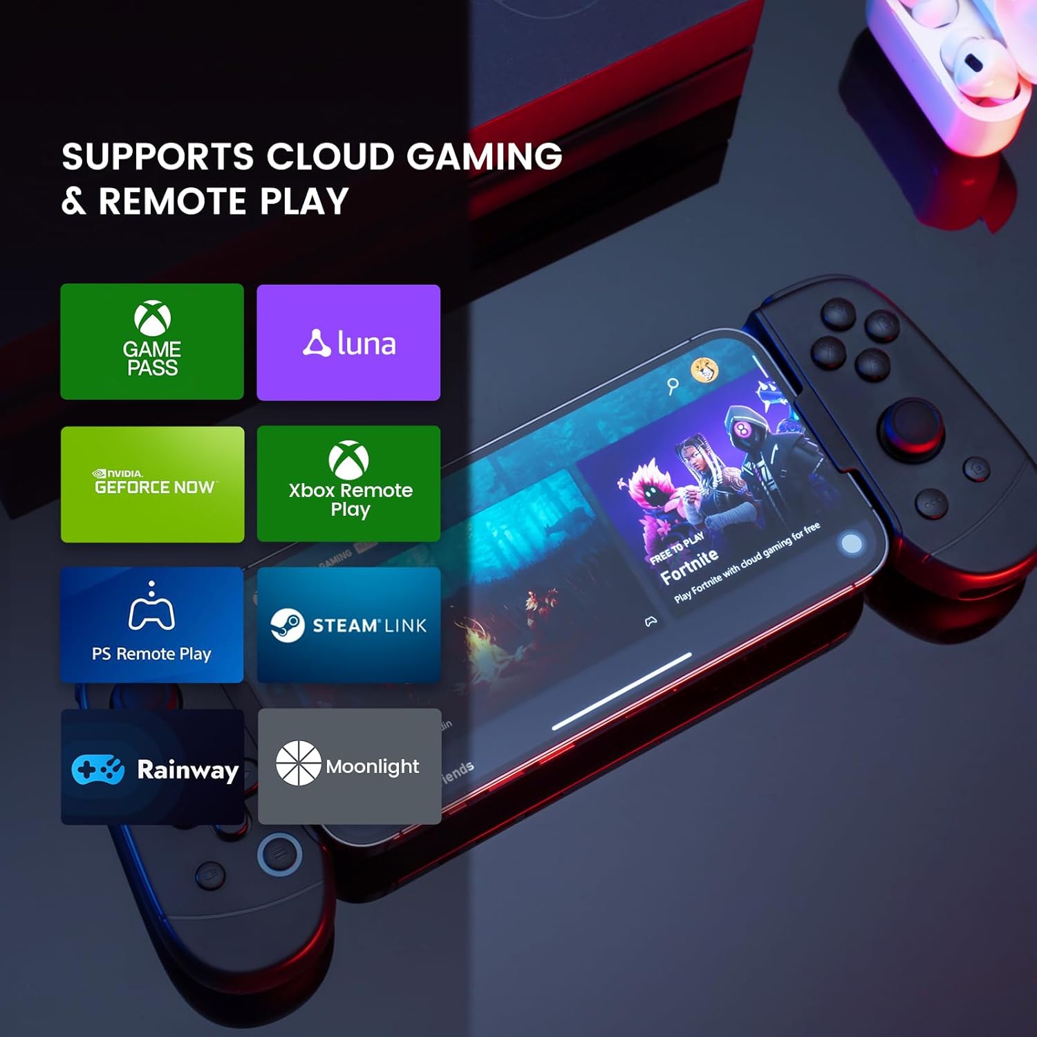 Manette télescopique LeadJoy M1B pour iPhone iOS 13 et Minecraft – Image 3