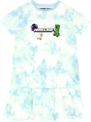 Robe fille Minecraft à imprimé intégral