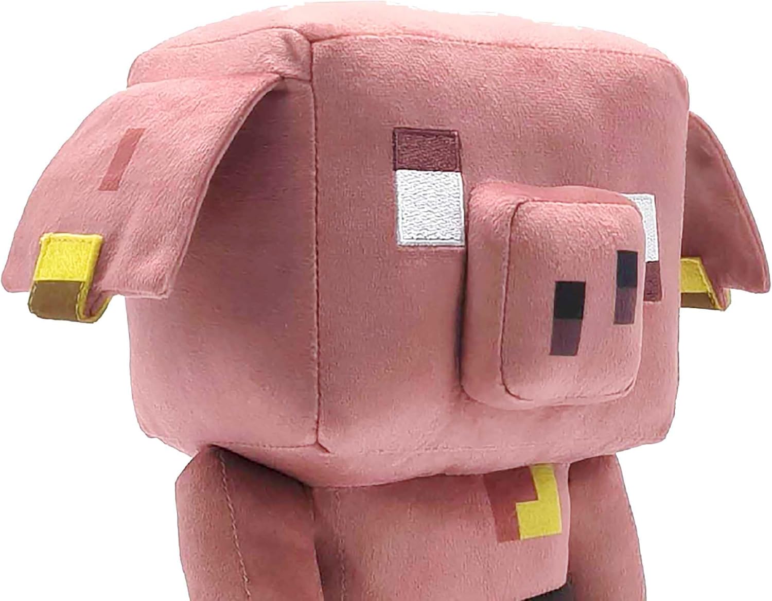 Peluche Minecraft Cochon Piglin Grognon avec bâton de Blaze phosphorescent 14 cm – Image 3