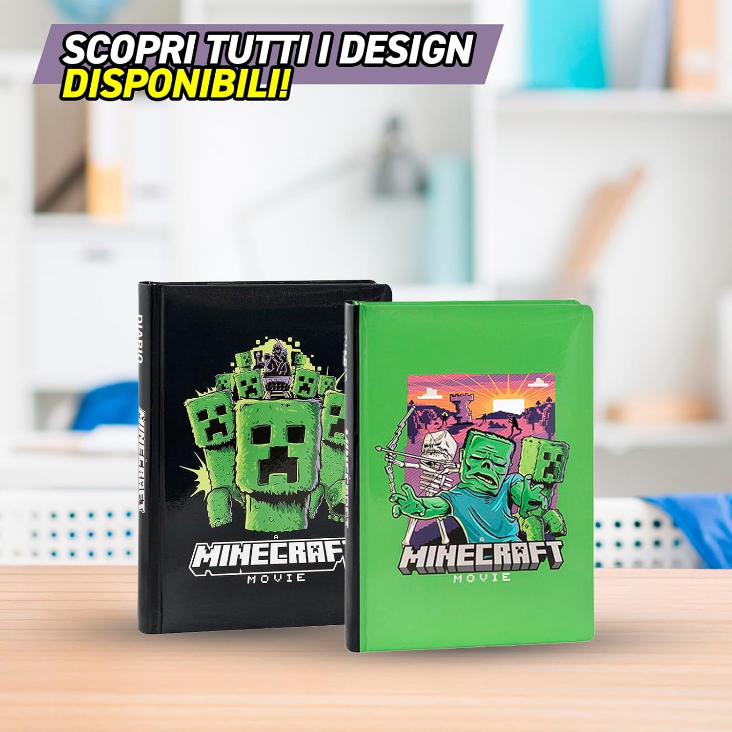 Agenda scolaire Minecraft 12 mois avec couverture rembourrée, 320 pages, 13 x 17,8 – Image 7