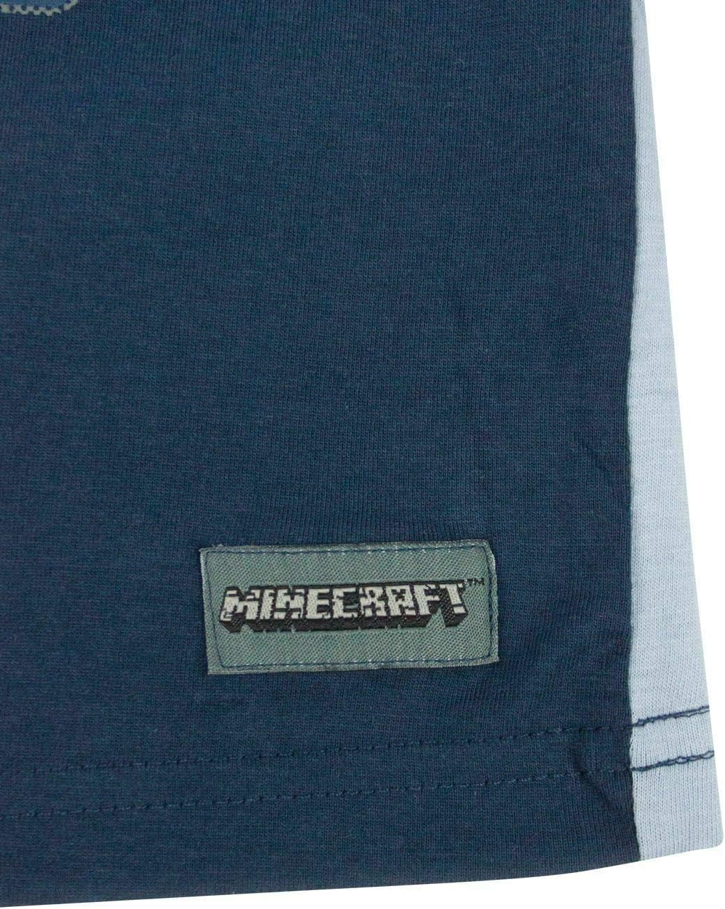 Ensemble pyjama court Minecraft Undead bleu enfant 8 ans – Image 6