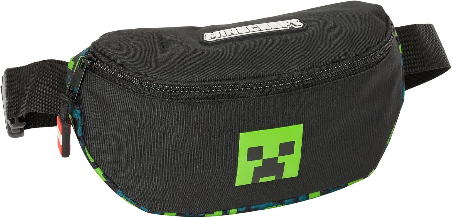 Sac banane Minecraft TNT multicolore enfant 23 x 9 x 14 cm