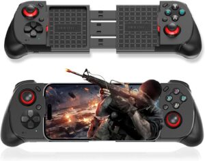 Manette mobile Joso compatible coques avec joystick Hall pour iPhone et Android