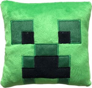 Coussin Minecraft Creeper brodé 40 x 40 cm