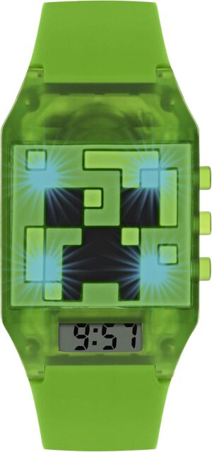 Montre Minecraft Creeper à affichage numérique MIN4014