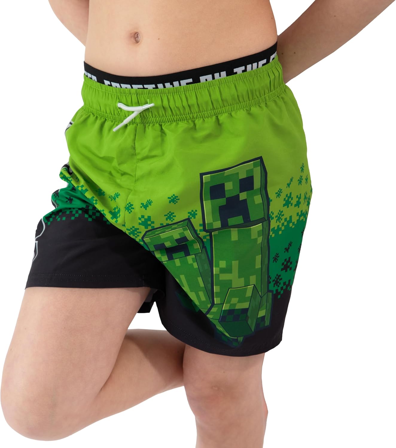 Short de bain Minecraft Creeper pour garçon – Image 3