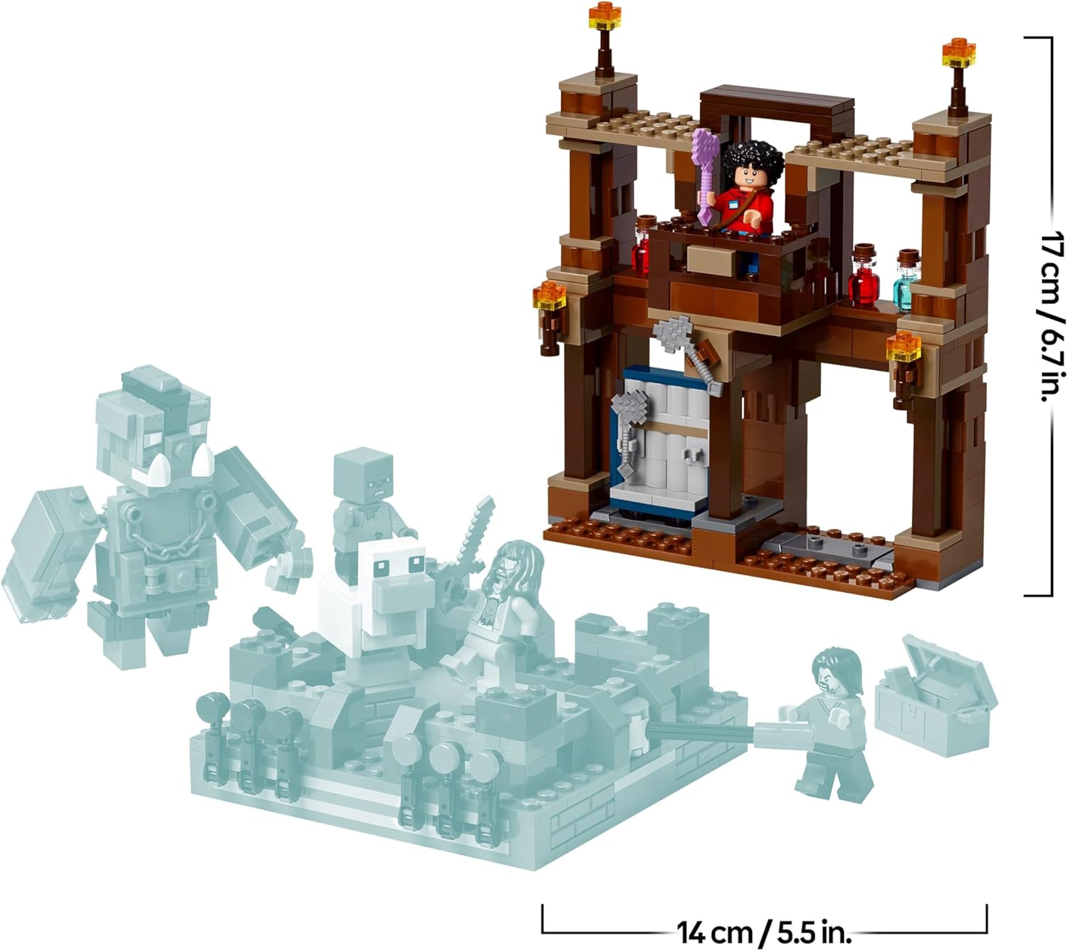 LEGO Minecraft 21272 Le Ring du Manoir des Bois avec Steve et bébé zombie – Image 8