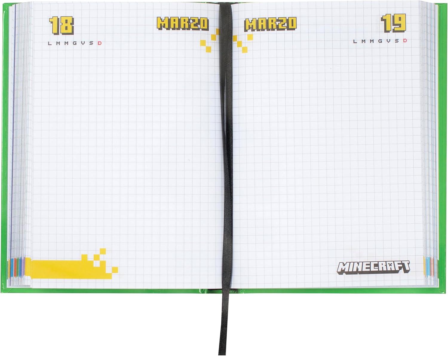 Agenda scolaire Minecraft Creeper Jolly, 12 mois et 320 pages couleur – Image 4