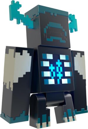 Figurine Minecraft Warden Gardien avec mode Attaque, lumières et sons HHK89