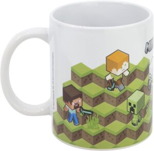 Mug Minecraft en céramique à sublimation 325 ml avec boîte