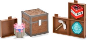 Set coffre à butin Grottes Minecraft 10Cm