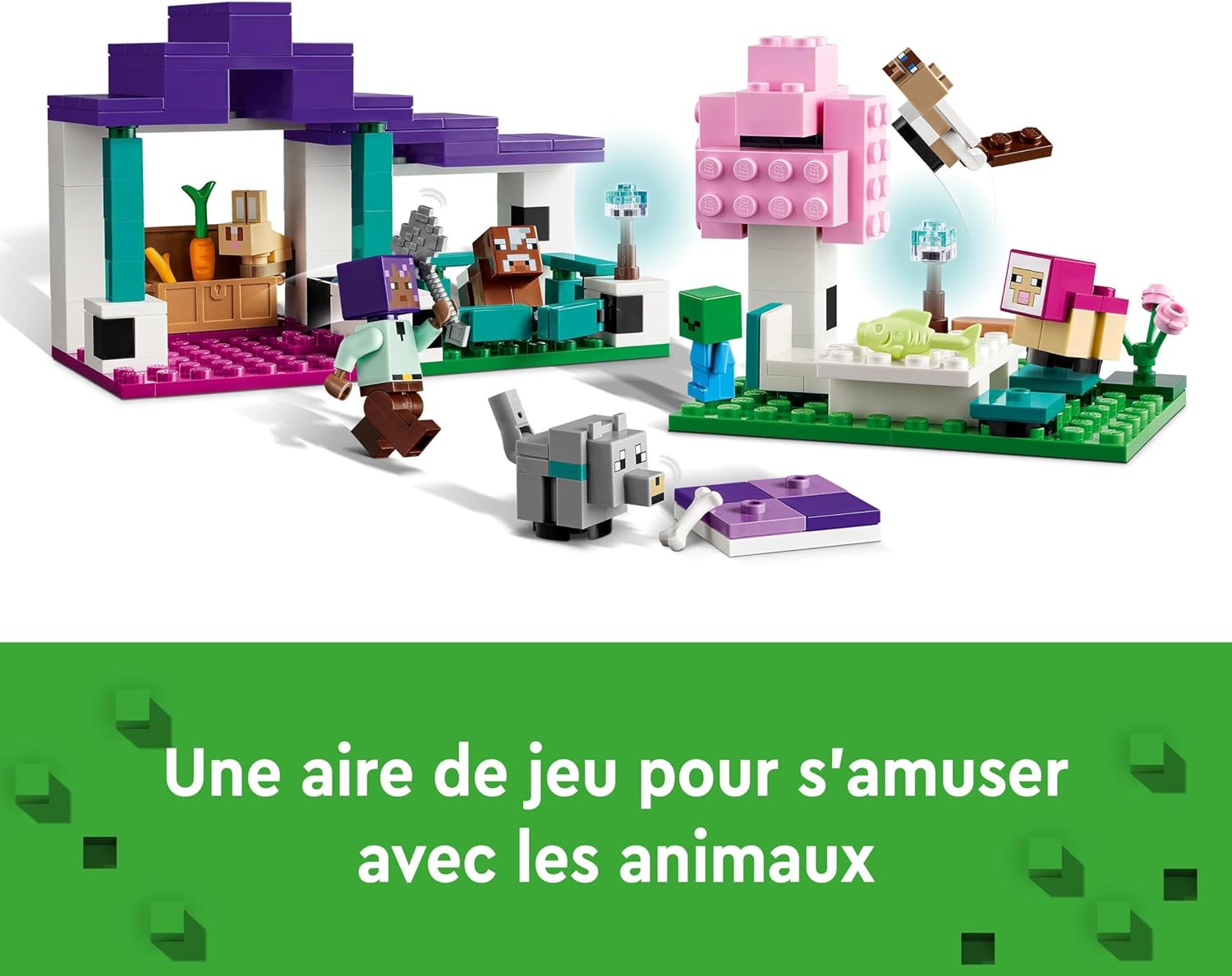LEGO Minecraft 21253 Sanctuaire Animalier du biome plaine dès 7 ans – Image 8