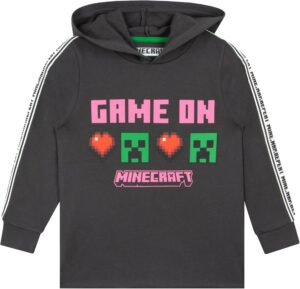 Sweat à capuche Minecraft Creeper enfant Game On