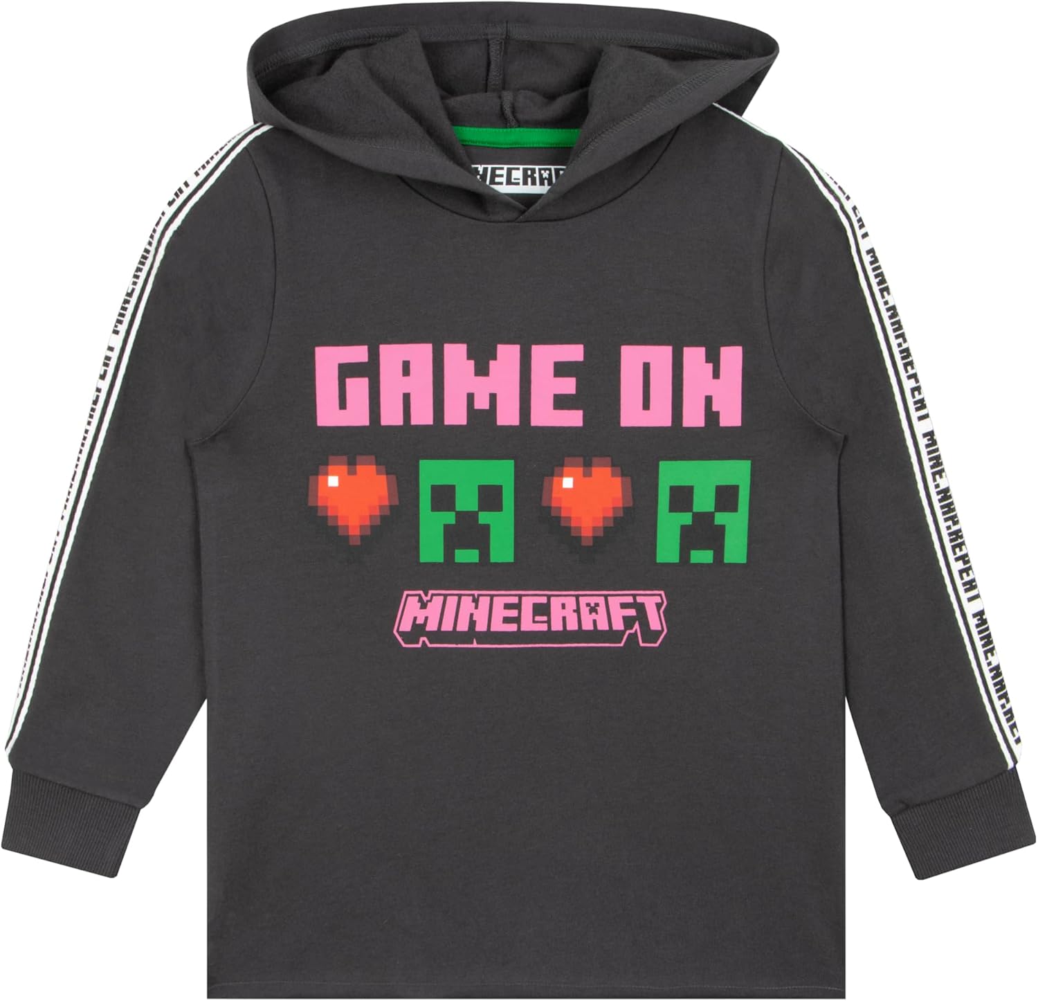 Sweat à capuche Minecraft Creeper enfant Game On