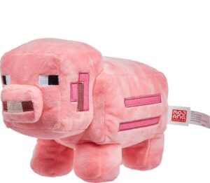 Peluche Minecraft rose HBN42, personnages à collectionner dès 3 ans