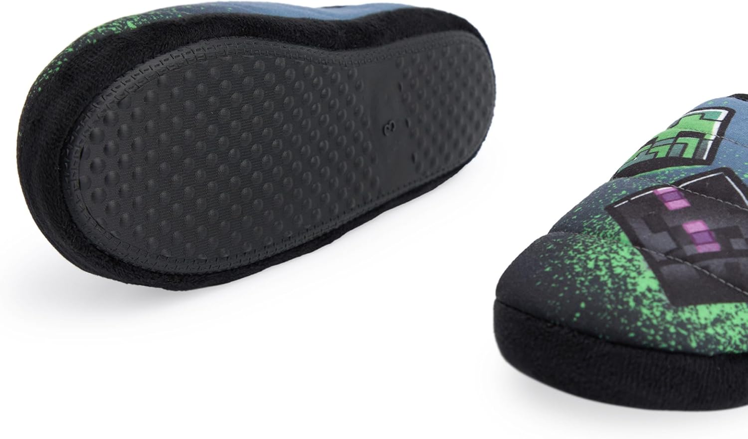 Pantoufles Minecraft slip-on multicolores style graffiti pour garçons – Image 5