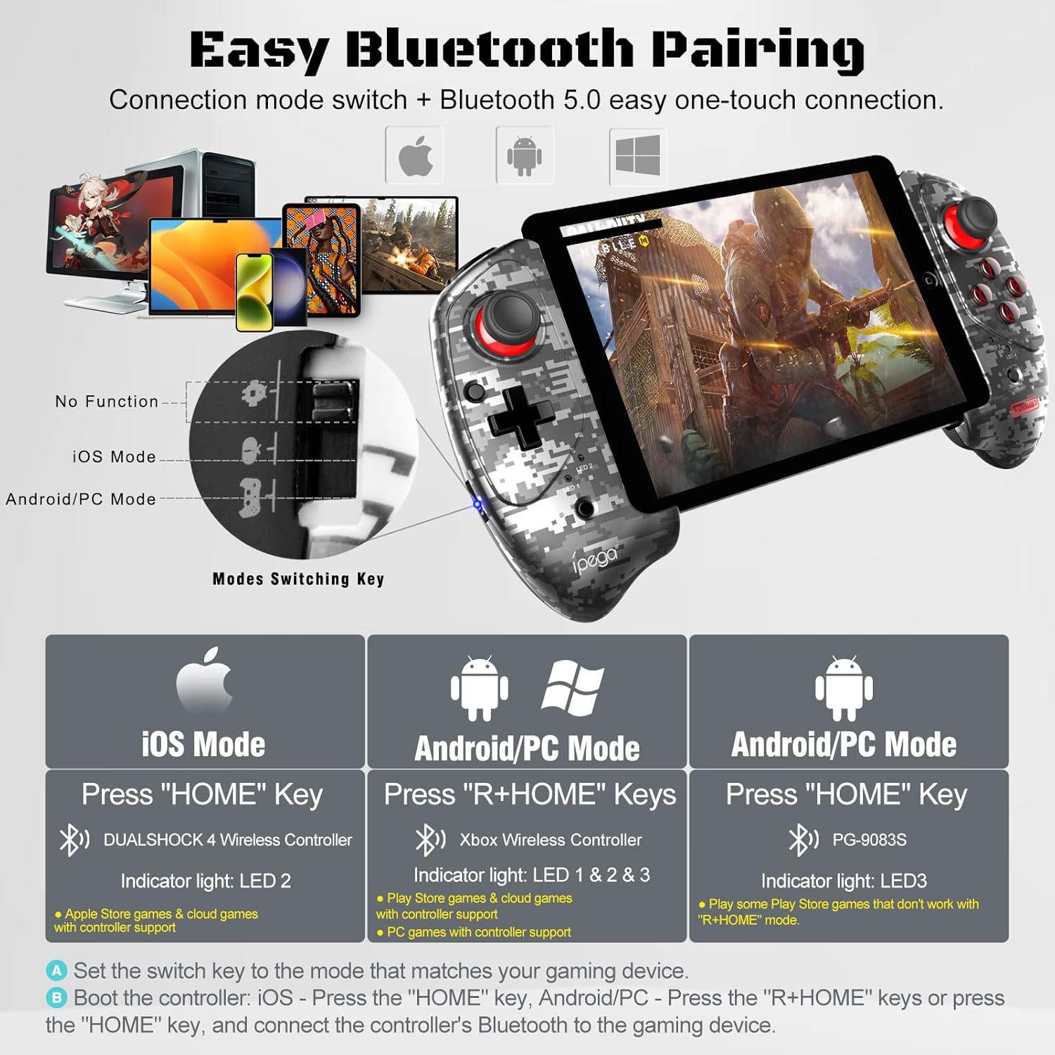 Manette sans fil Joso Direct Play pour Android, iOS et PC – Image 3