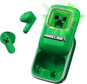 Écouteurs TWS Slide Minecraft avec boîtier de recharge