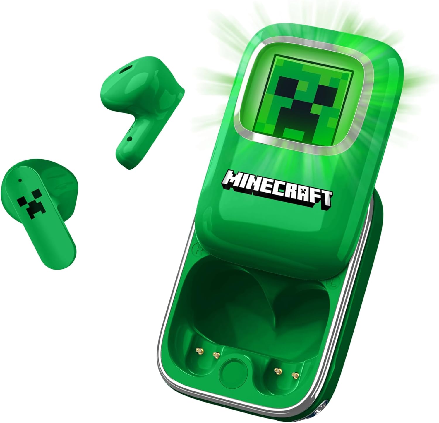 Écouteurs TWS Slide Minecraft avec boîtier de recharge