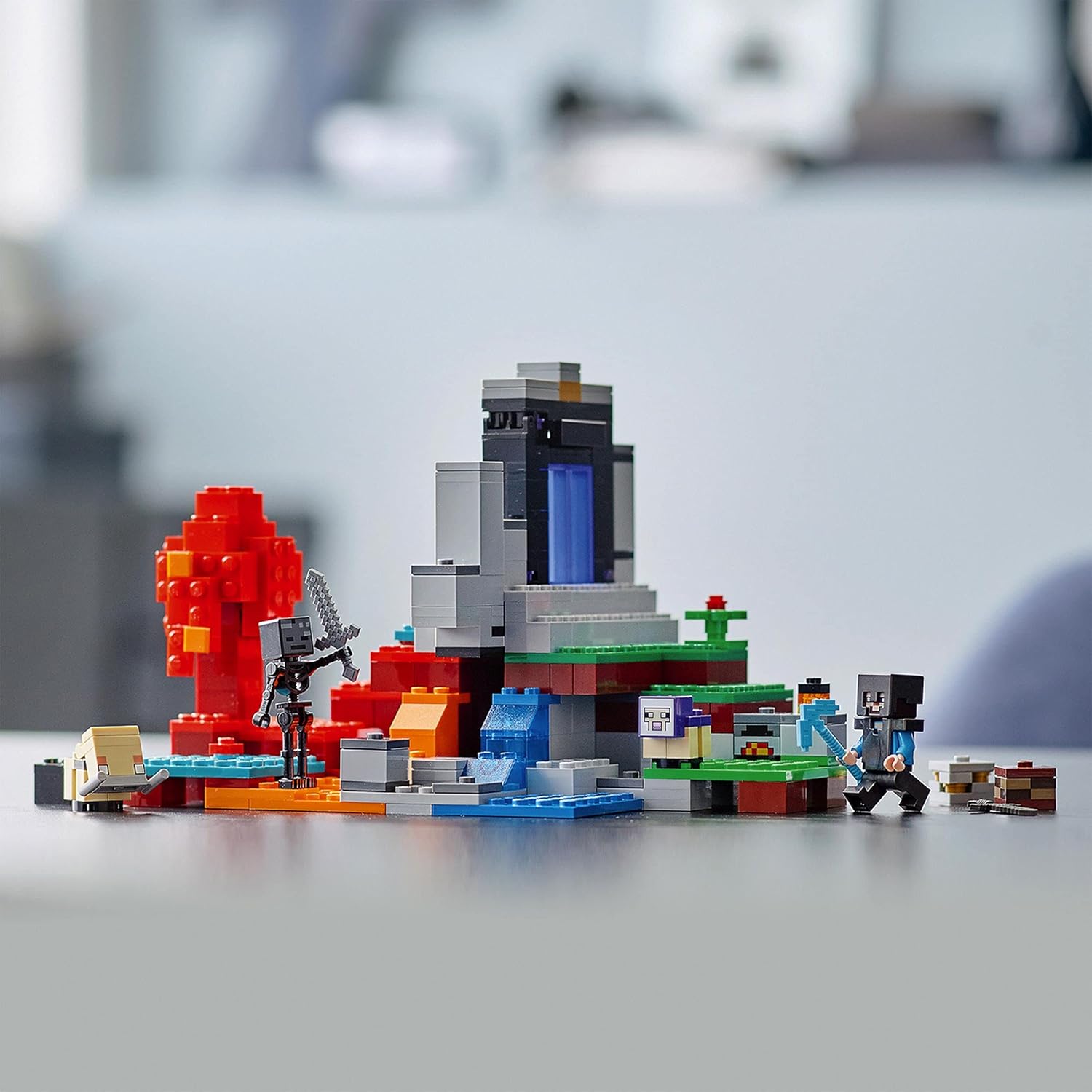 LEGO Minecraft 21172 Portail en ruine avec Steve dans le Nether – Image 8