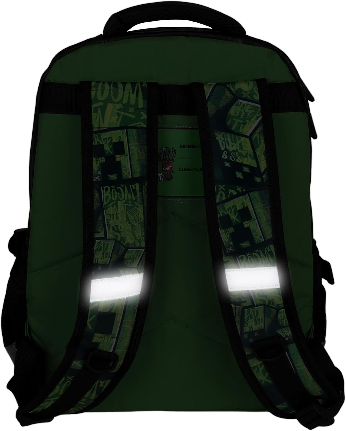 Sac à dos Minecraft Creeper trois compartiments 23 l 40 x 29 x 20 cm – Image 5