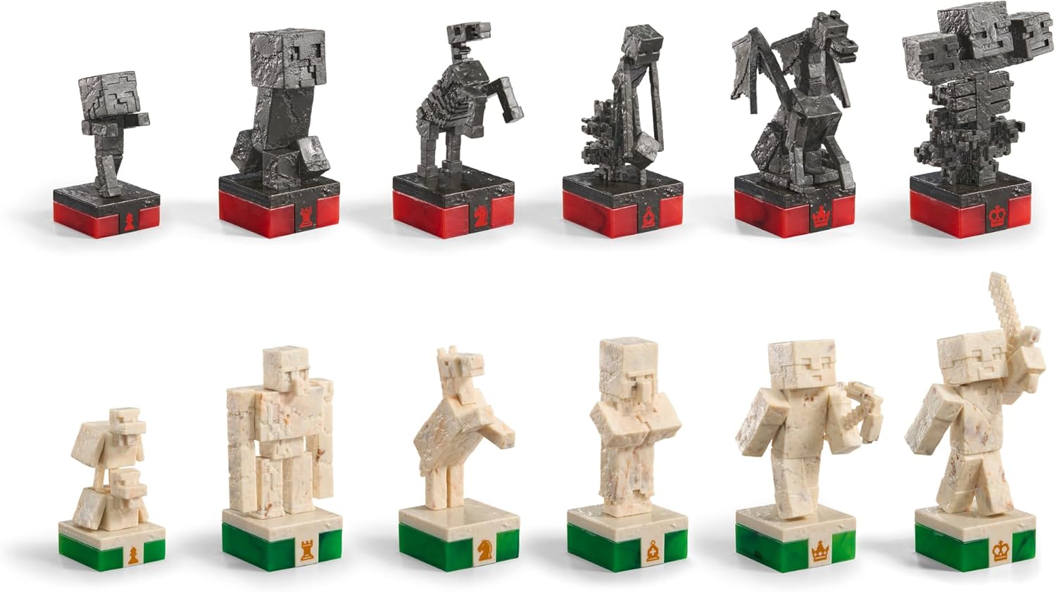 Jeu d’échecs Minecraft Héros de la Surface contre Monstres, The Noble Collection – Image 3