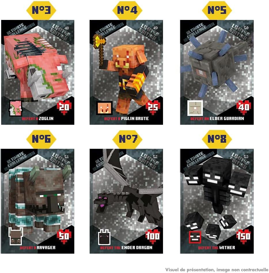 Blister Challenges Panini Minecraft 4 avec 3 pochettes et 1 carte édition limitée – Image 4