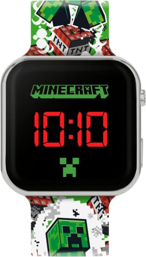 Montre numérique Minecraft Creeper pour enfant