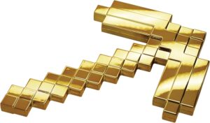 Pioche pointue Minecraft Gold Slick, réf. 14144, 50 cm