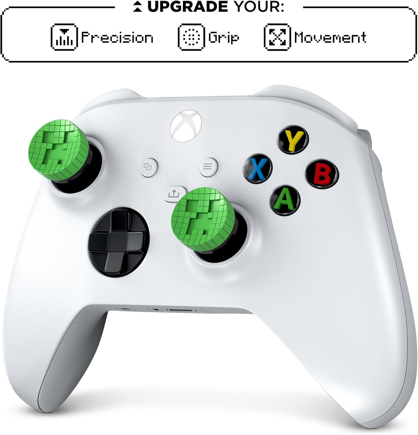 Thumbsticks KontrolFreek Minecraft Creeper pour Xbox Series X|S, 2 joysticks mi-hauts – Image 4