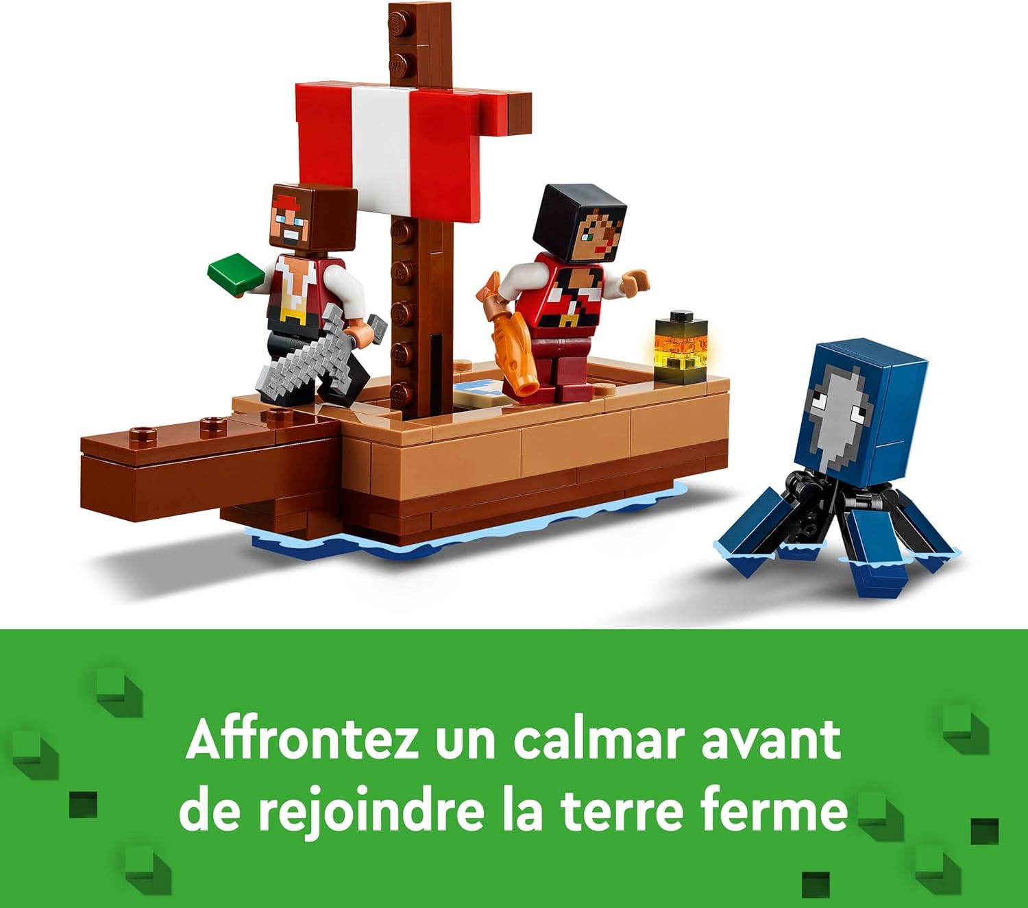 LEGO Minecraft 21259, voyage en bateau pirate avec 2 pirates – Image 5