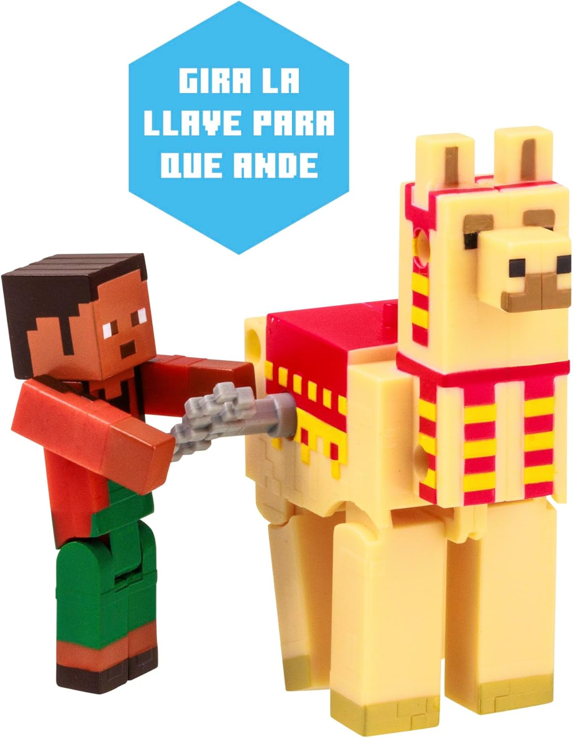 Figurine Minecraft Alex à cheval avec mouvement Bizak 64110030 – Image 4