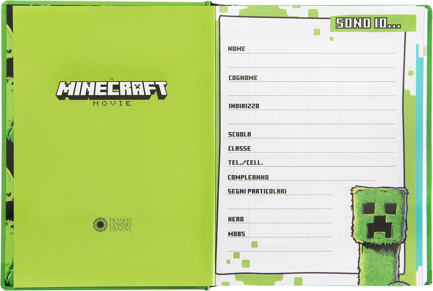 Agenda scolaire Minecraft 12 mois avec couverture rembourrée, 320 pages, 13 x 17,8 – Image 4