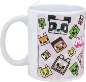Mug Minecraft Girl en céramique 325 ml avec coffret cadeau