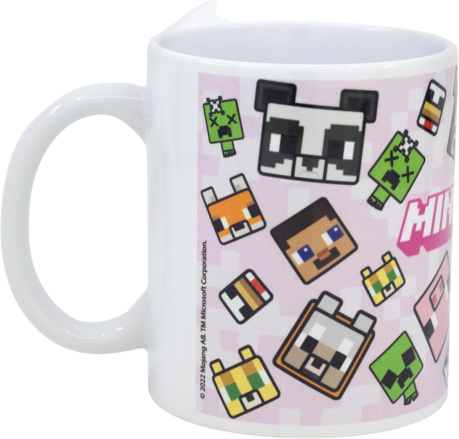 Mug Minecraft Girl en céramique 325 ml avec coffret cadeau