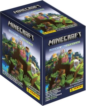Boîte Panini Minecraft 36 pochettes avec 180 stickers