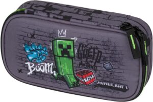 Trousse à crayons Minecraft Skate à 2 compartiments