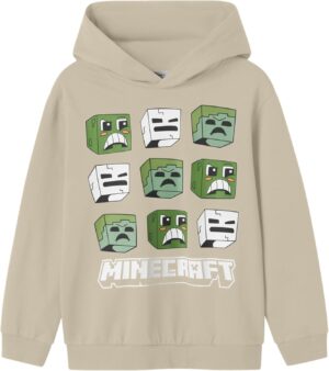 Sweat à capuche Minecraft enfant manches longues