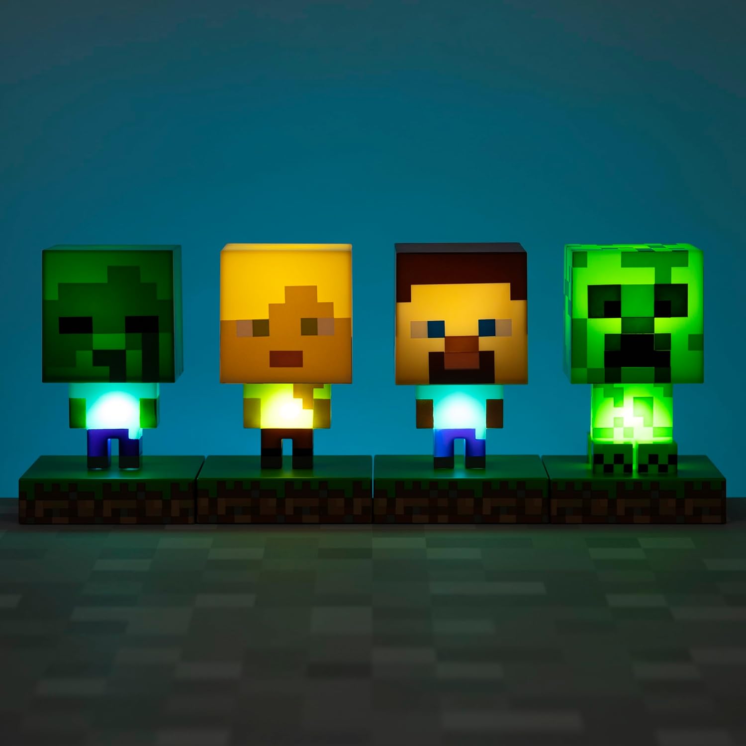 Lampe de nuit Creeper Minecraft verte 12 cm – Image 7