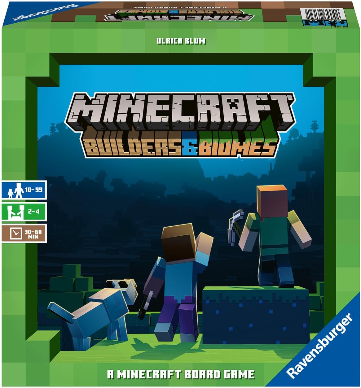 Jeu de société Minecraft Builders & Biomes Ravensburger, stratégie 2 à 4 joueurs dès 10 ans – Image 2